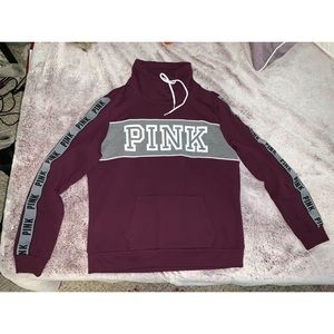 Maroon PINK sweatshirt